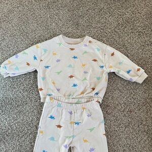 Colorful Dinosaur Kids Pajama Set